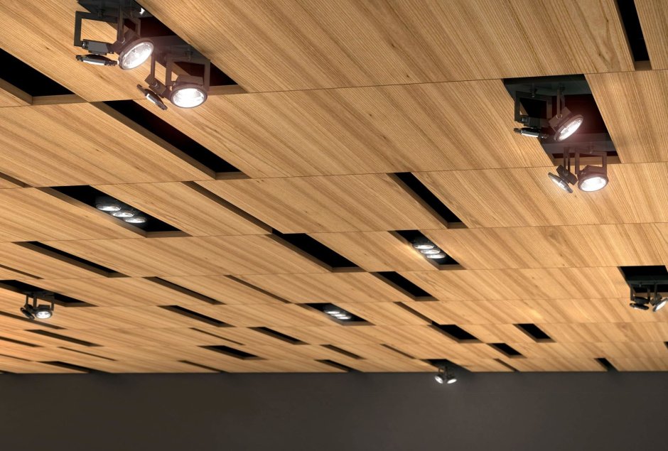 Деревянные панели для потолка