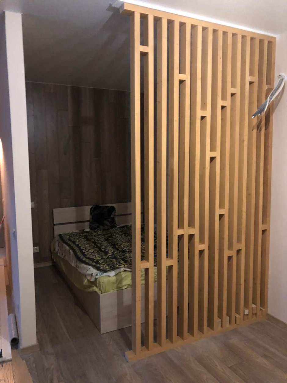 Арка из реек в квартире
