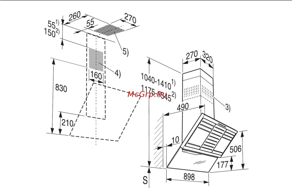 Вытяжка Miele da 489-4
