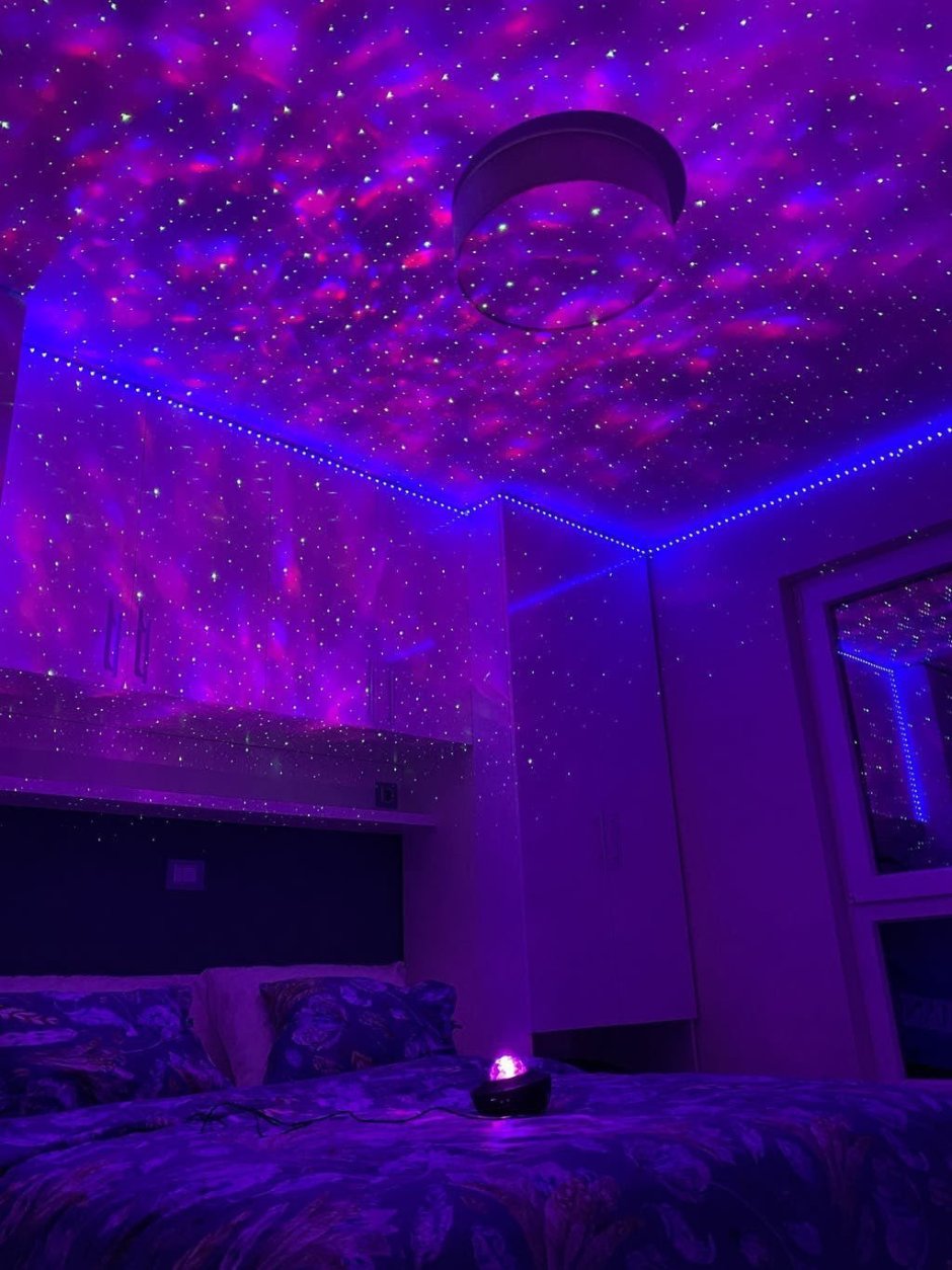 Звездное небо лампа на потолке