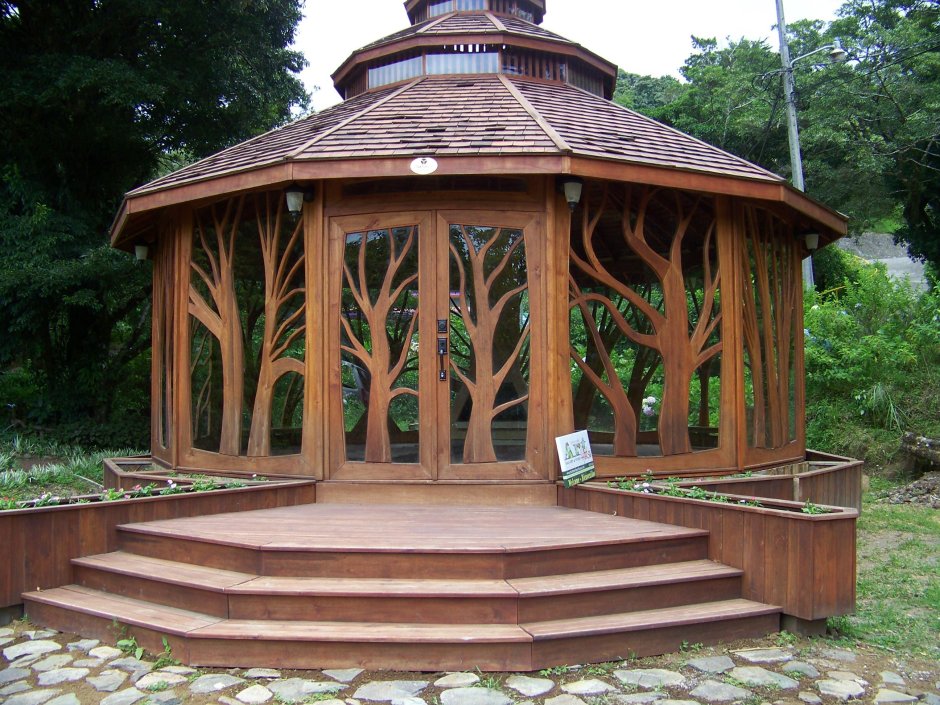 Wood Gazebo деревянные беседки