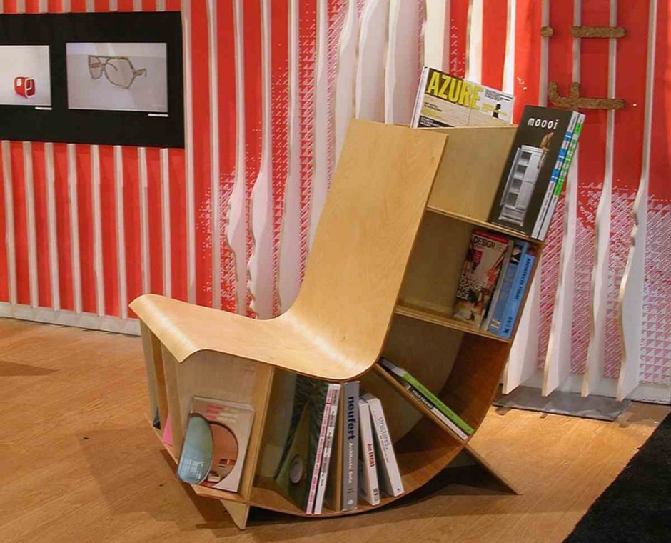 Кресло книжная полка