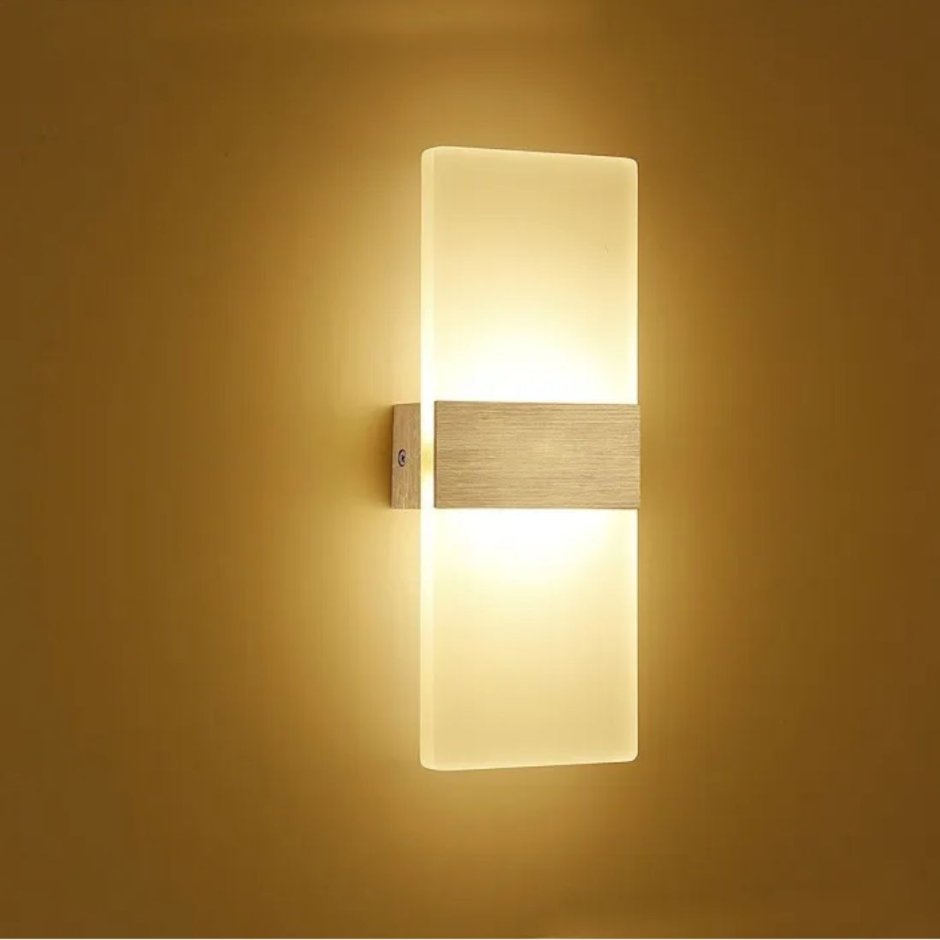 Плоский светильник на стену