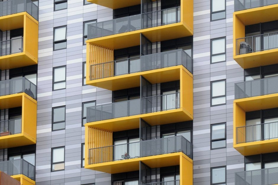 Современные фасады многоэтажных жилых домов