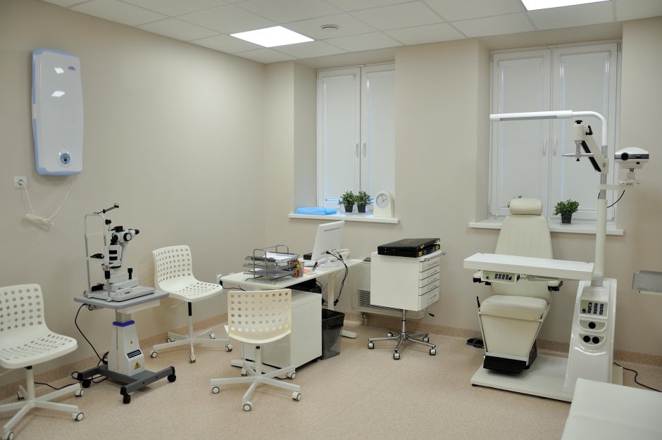 Оснащение офтальмологического кабинета в поликлинике