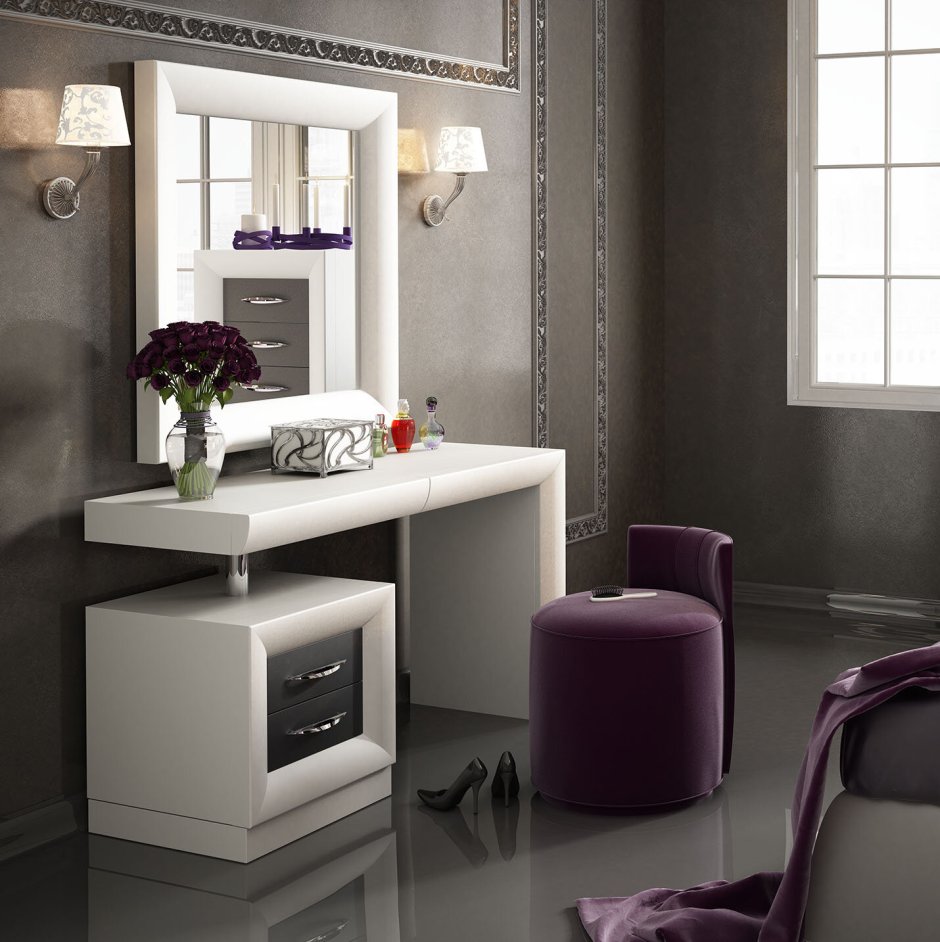 Туалетный столик homary oboval Modern Makeup Vanity Table