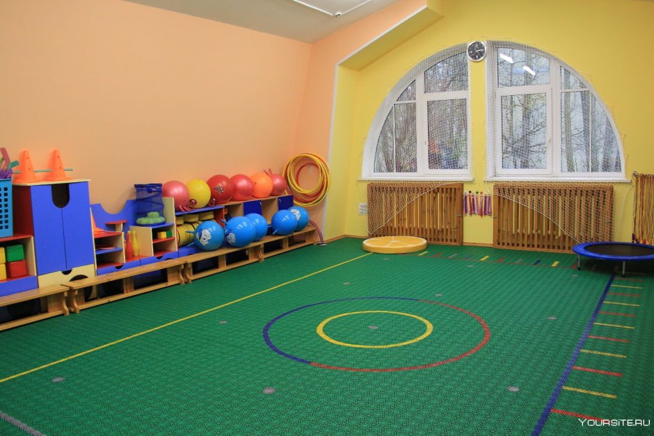 Физкультурный зал в детском саду