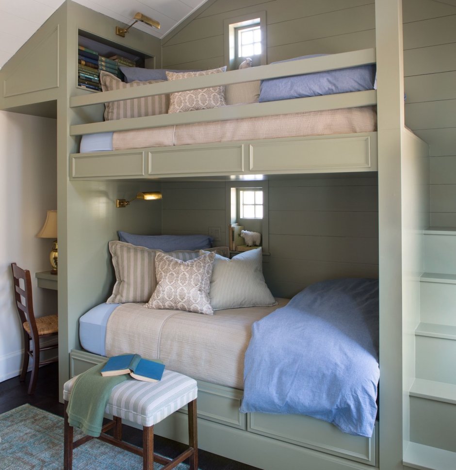 Спальня для детей с двухэтажной кроватью