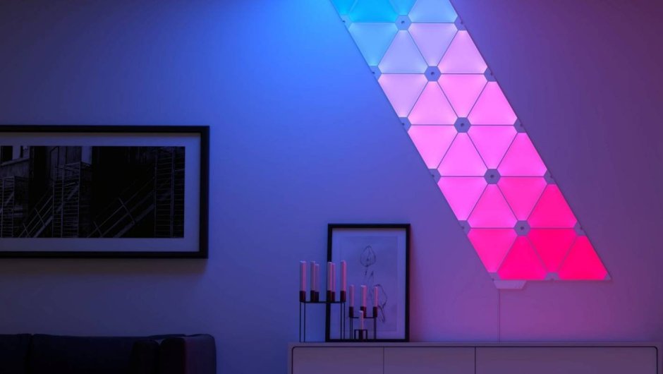 Led панель на стену треугольная