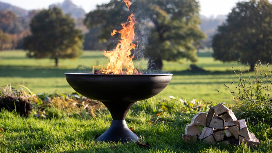 Terra Flame Tabletop Fire Bowls Wave