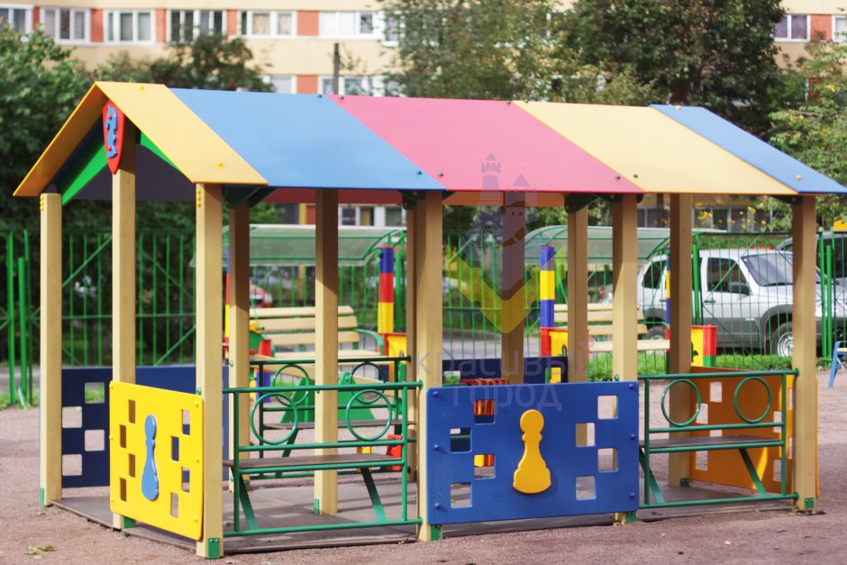 Беседка в садике детском