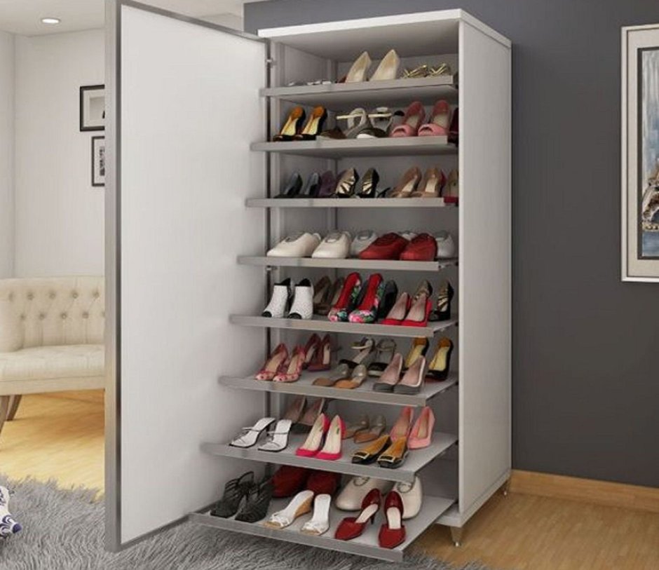 Обувной шкаф встроенный