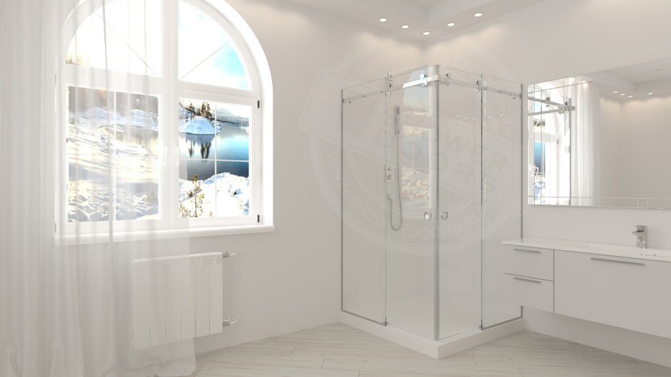 Душевая кабина Tylo TYLETTE Duo White Slide Door 152см*125см