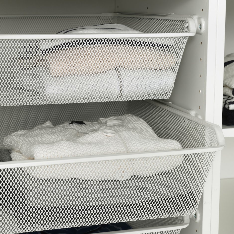 Корзина сетчатая ikea сетчатая komplement 100x35