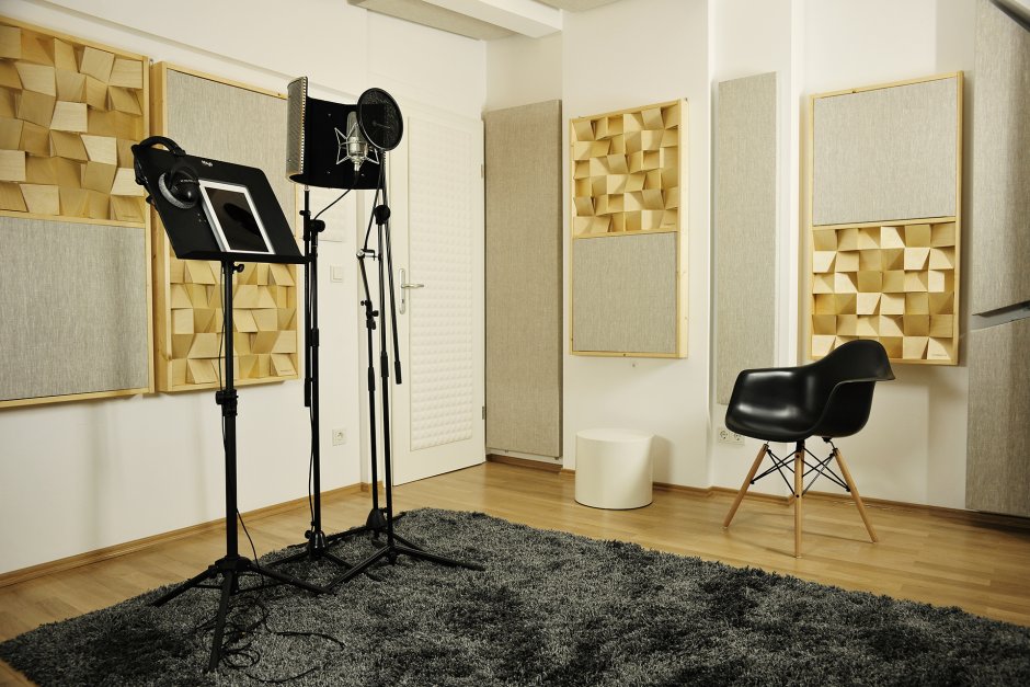 Акустические панели для студии звукозаписи