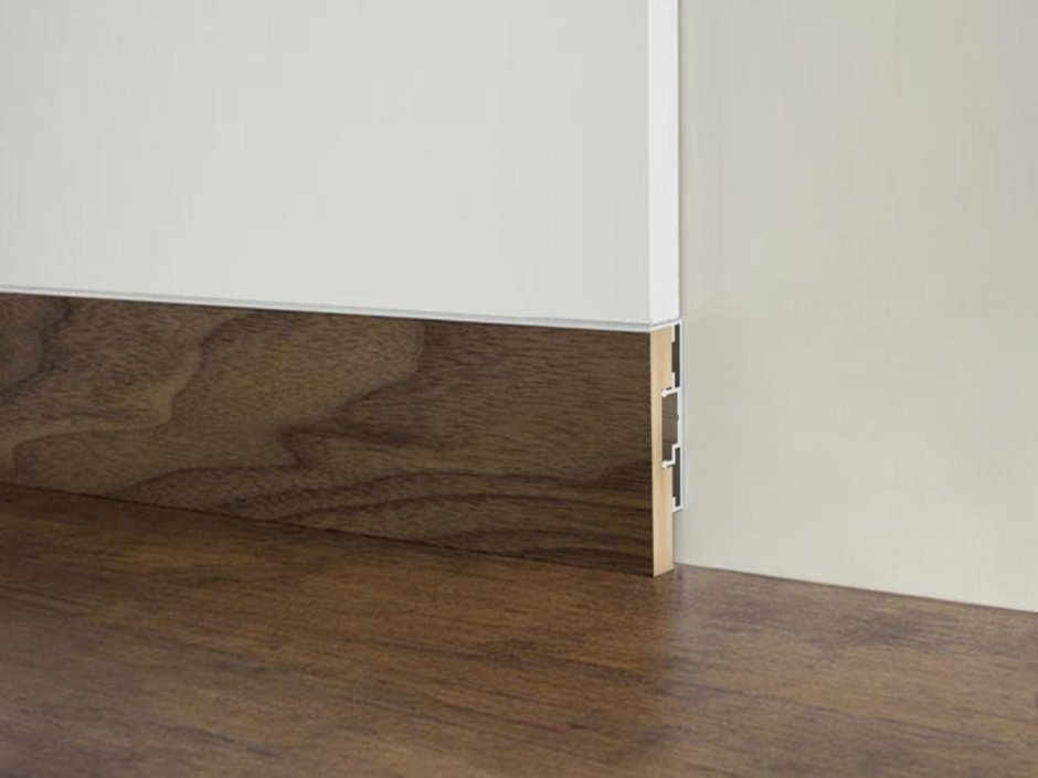 Плинтус алюминиевый Profilpas Metal line 87-88