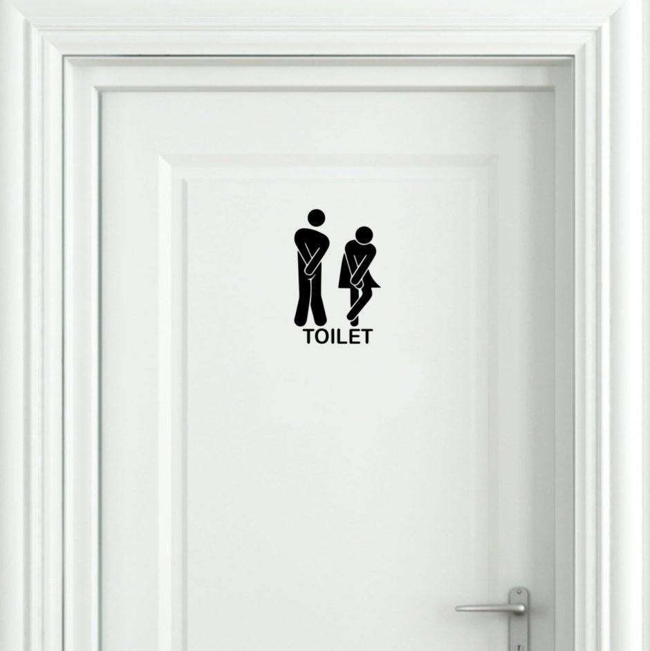 Идея для барашка на дверь туалет
