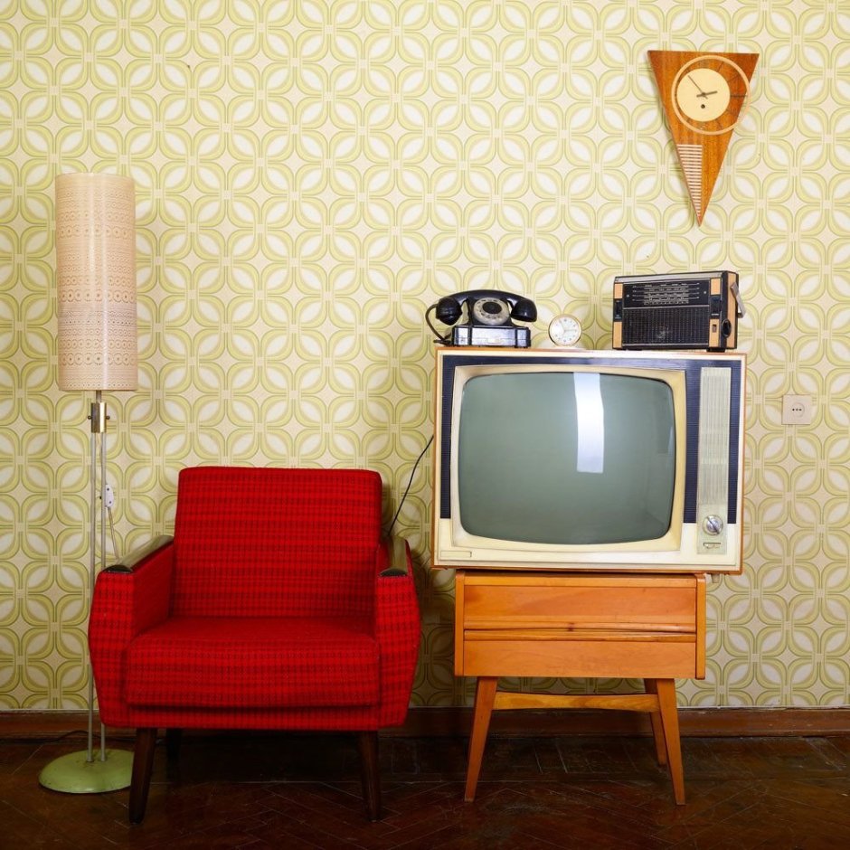 Ретро 70е СССР комната