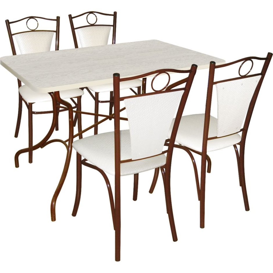 Обеденный комплект "стол Лион ПМ+стулья Кармен"