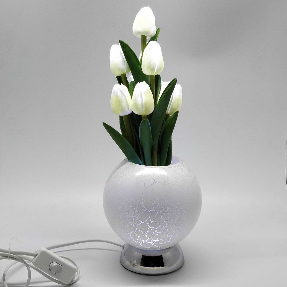 Светильник ваза с тюльпанами led br1080