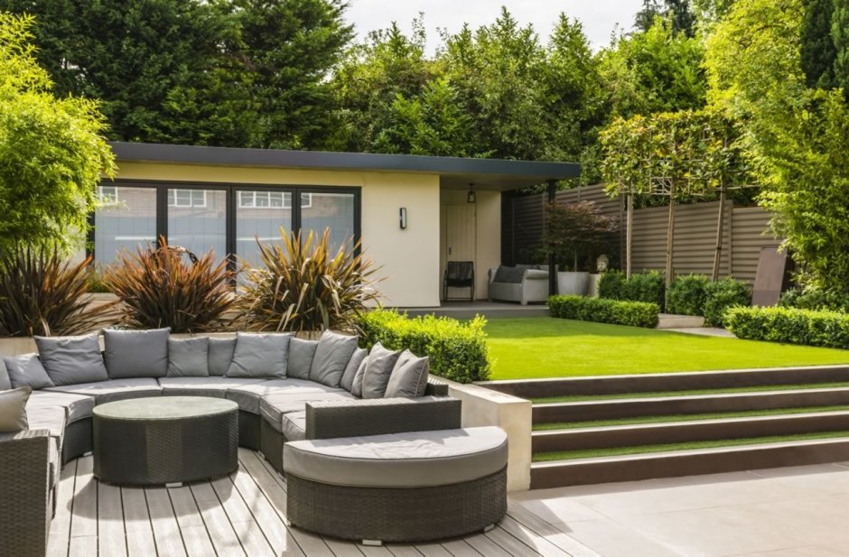 Ландшафт дом в стиле Модерн