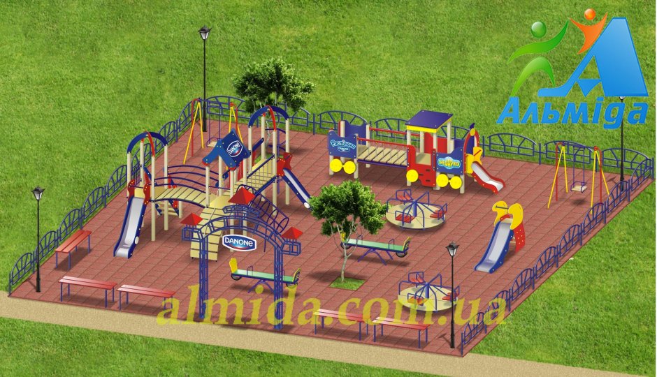 Площадка детского сада проект