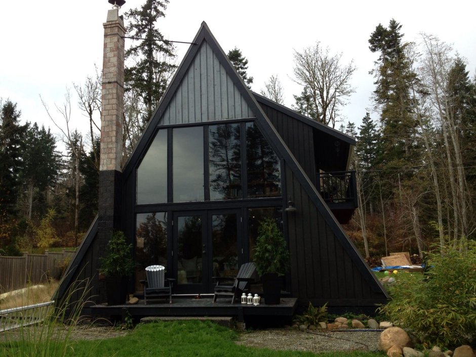 Скандинавские треугольные домики