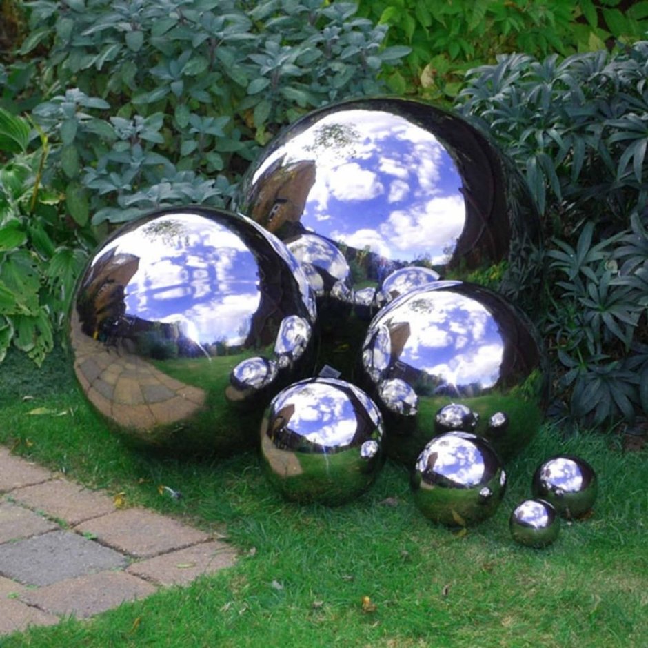 Декоративные шары для сада