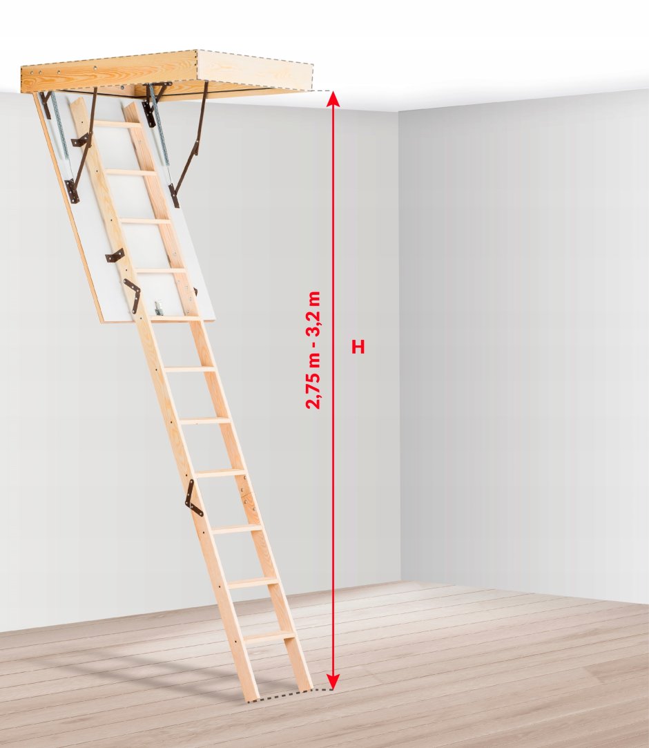 Лестница чердачная Minka Polar 60 мм 85x70