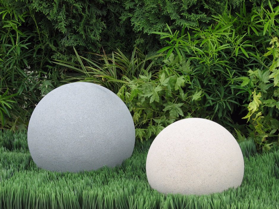 Цементные шары для сада