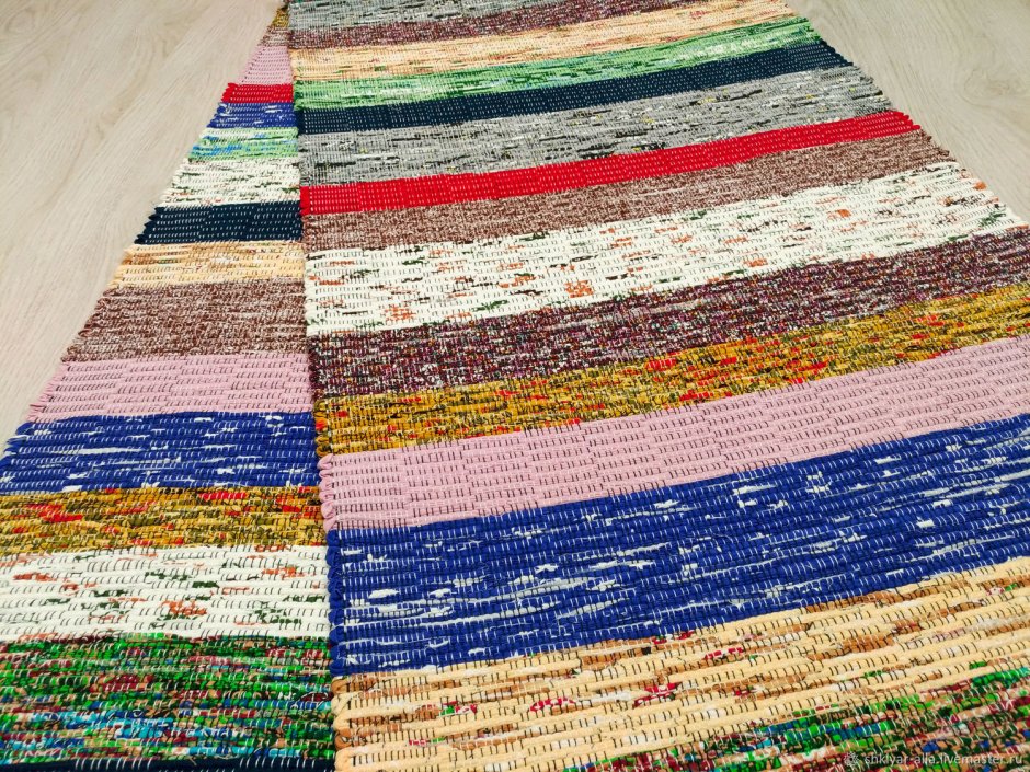 Домотканые ковры из лоскутков