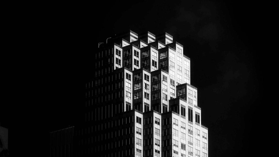 Архитектурный фон черно белый