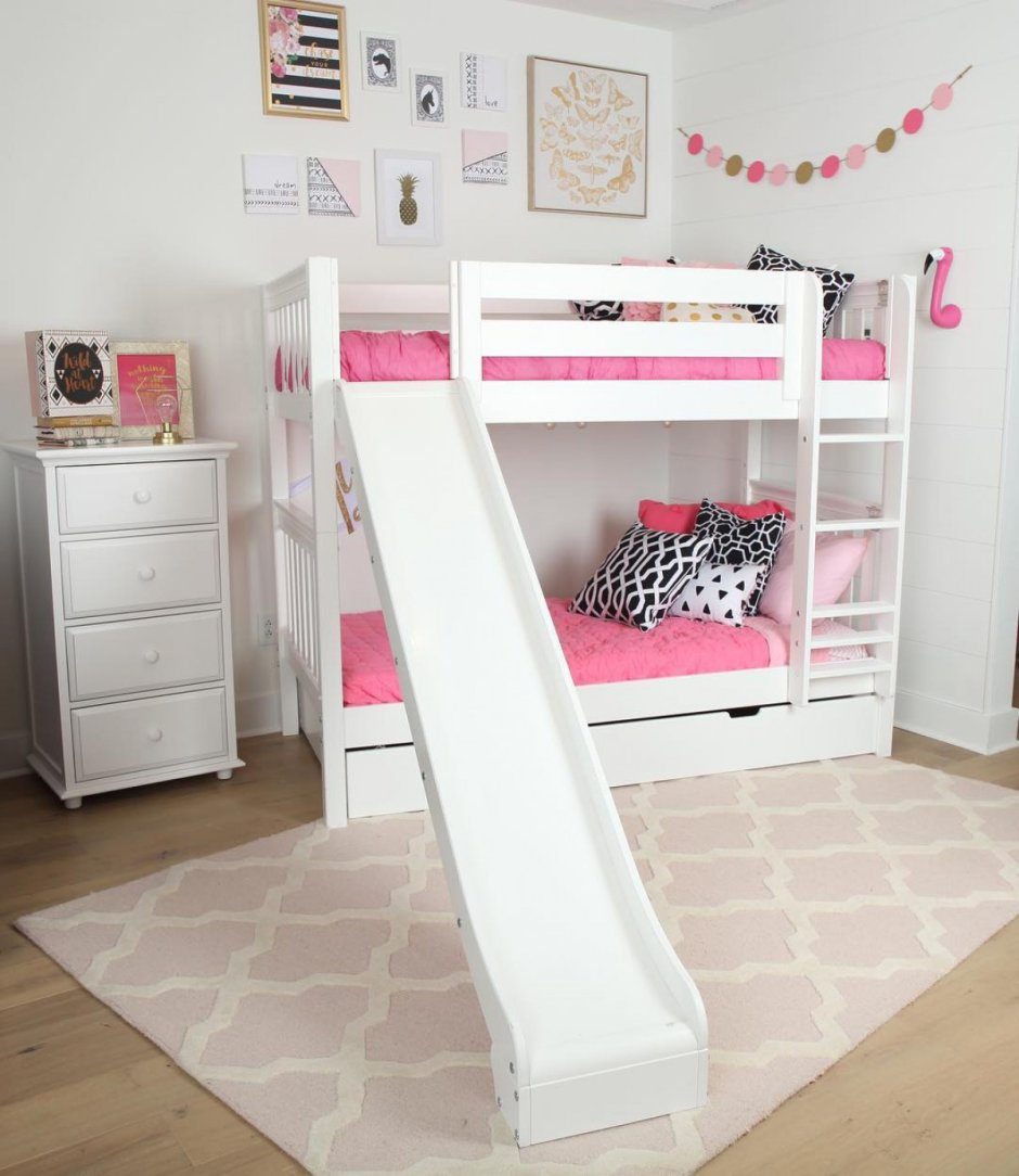 Двухэтажная кровать для девочек 10 лет