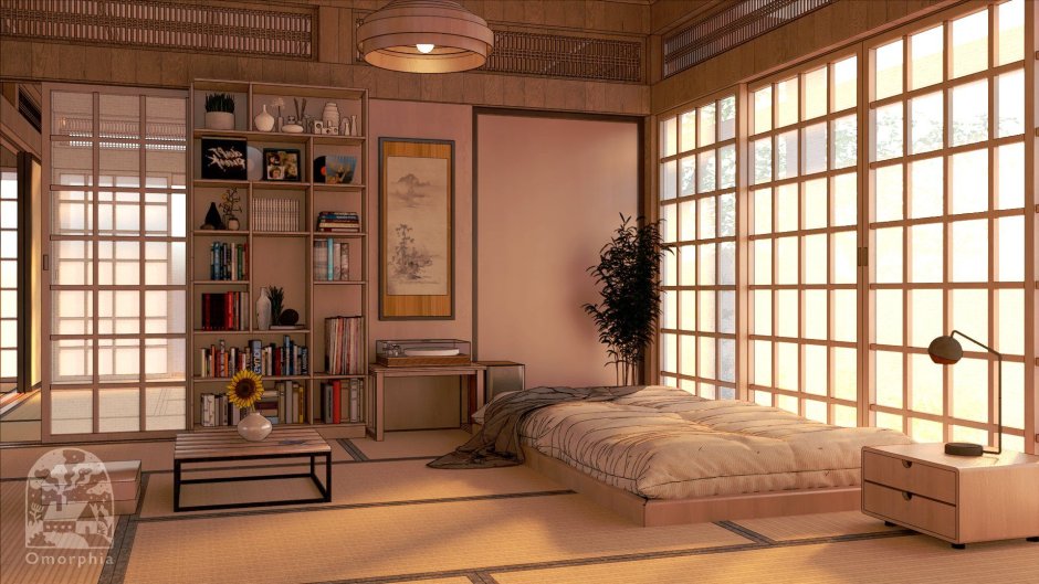 Traditional Japanese Interior anime