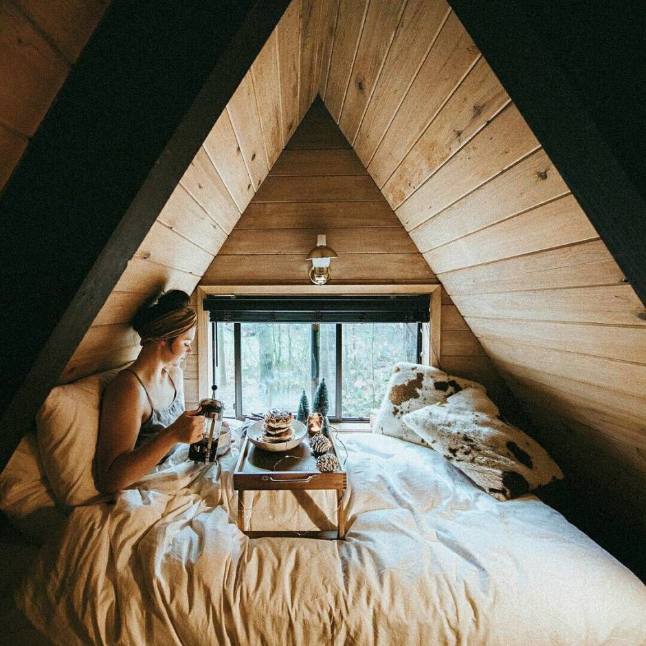 А-образный дом. A-frame. Дом шалаш.