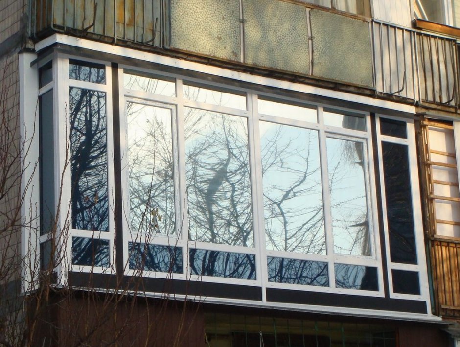 Французское остекление лоджии