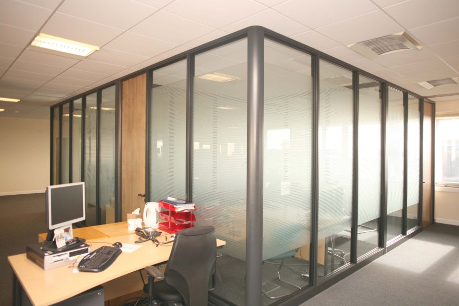 Frosted Glass Partition