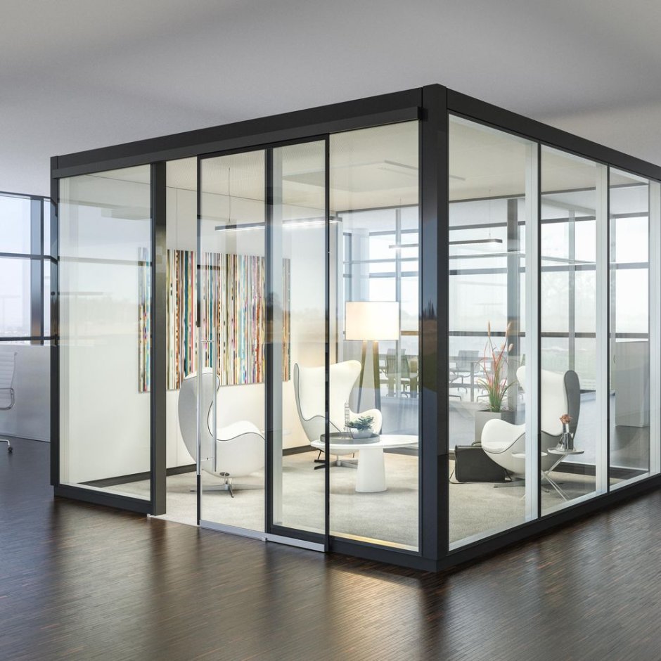 Стеклянные раздвижные перегородки / Glass Sliding Partition Walls