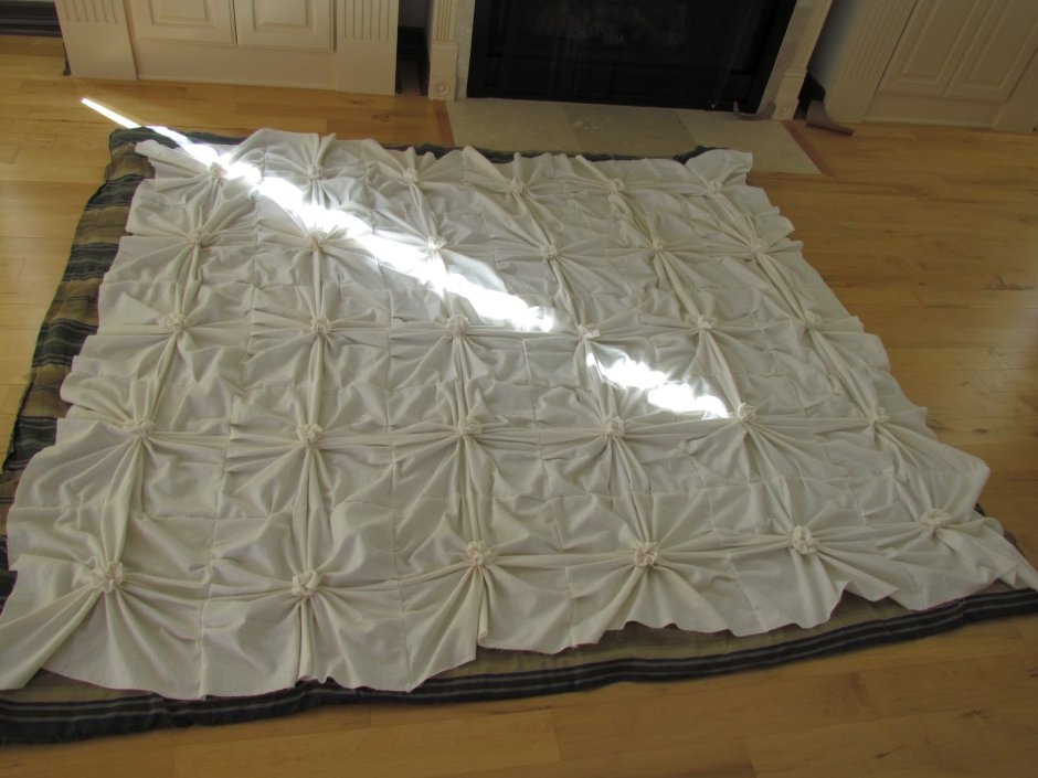 Одеяло из подкладочной ткани