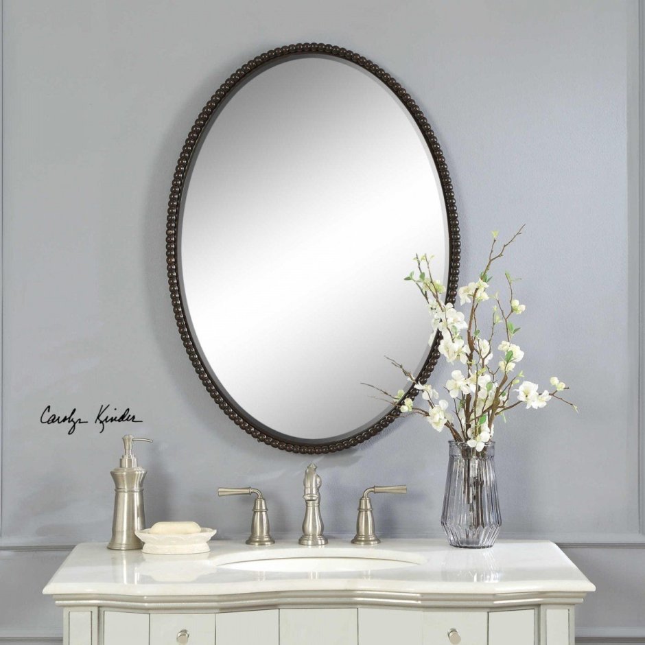 Sherise Vanity Mirror, Nickel