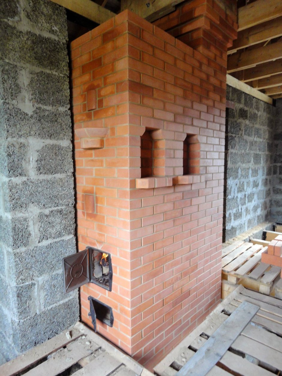 Печь отопительная кирпичная 500х1250
