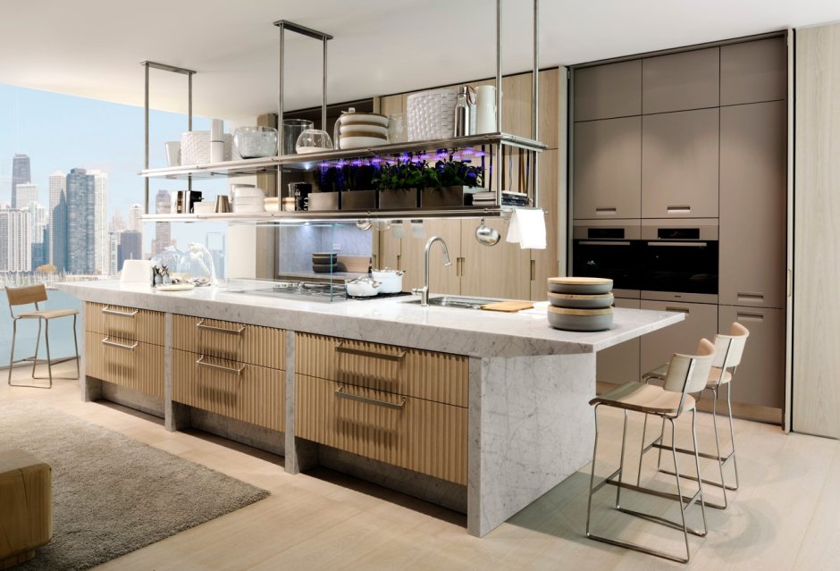 Arclinea кухни с островом