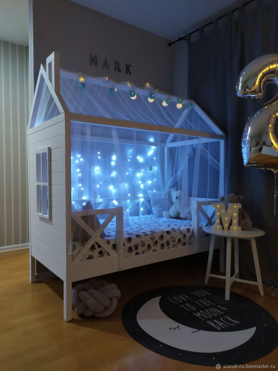 Кровать домик Scandi Nest
