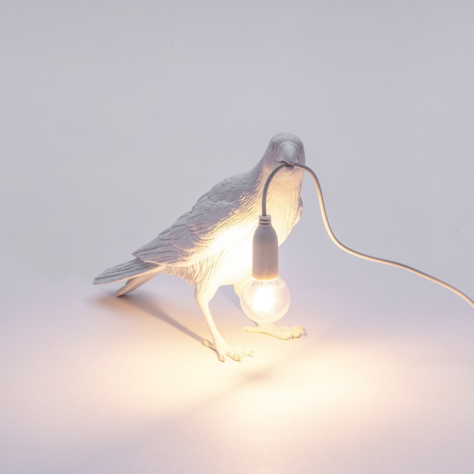 Настольная лампа Bird Lamp, белый/белый (Seletti, 14732)