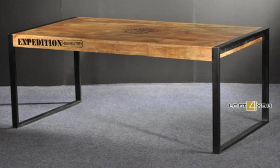 Журнальный стол Wood Steel Liverpool