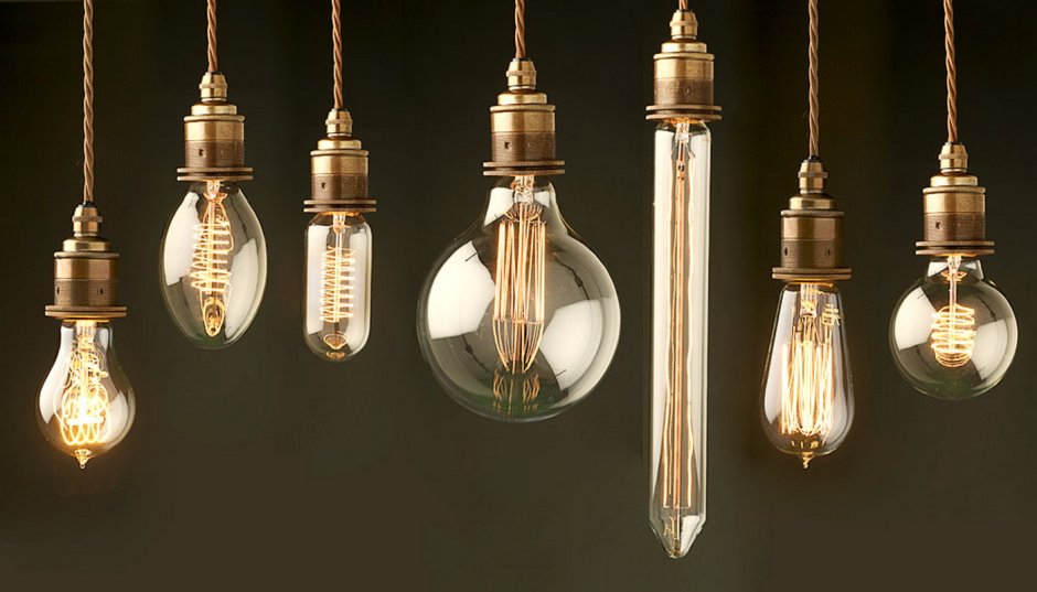 Светильники Loft Edison