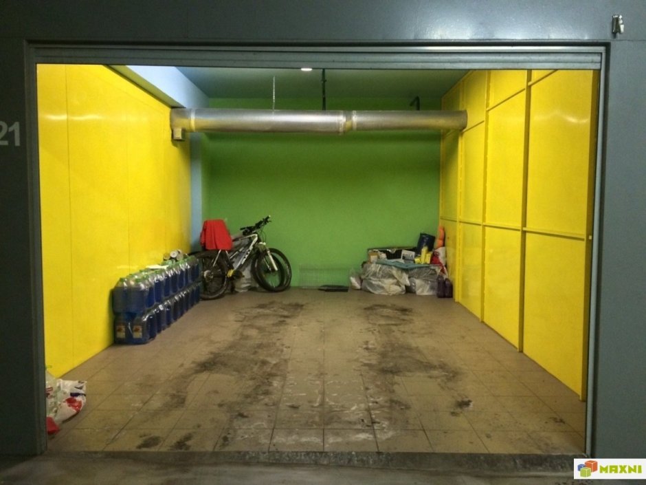 Покраска стен гаража внутри