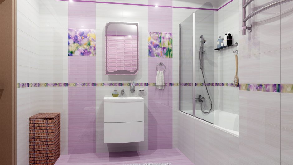 Плитка Этюд Ceramica Classic лиловый