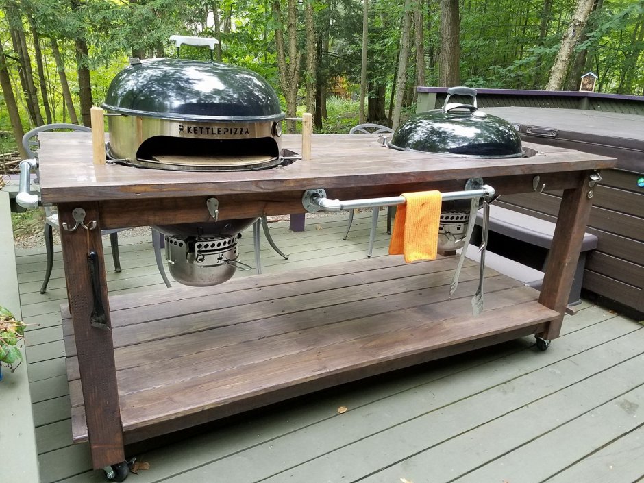 Боковой столик для угольных грилей Weber 17638