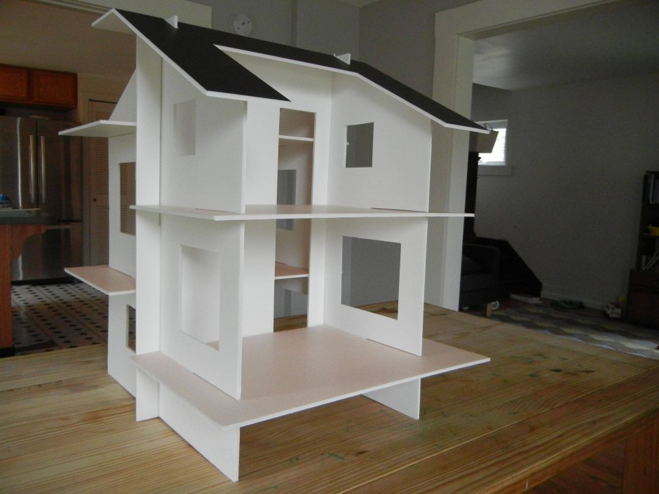 Кукольный домик из пенопласта